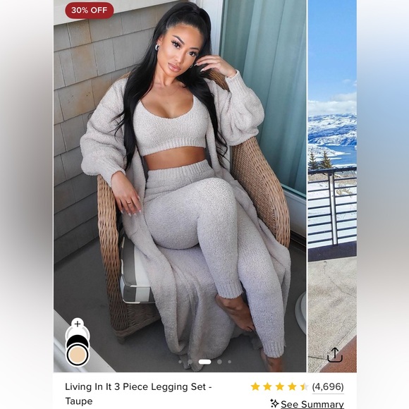 Pants - Fashion Nova NEW 3 Piece Living in it  lounge set